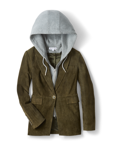 Duane Suede Dickey Jacket